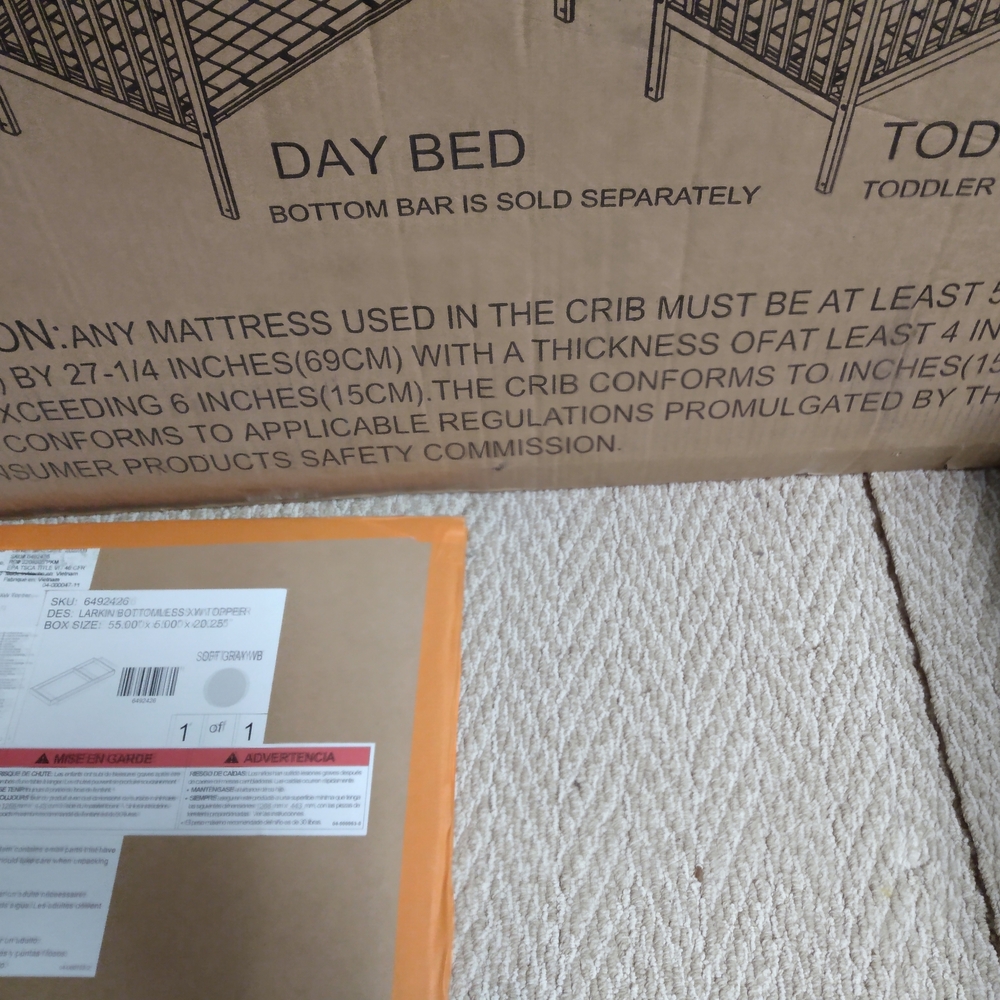 Day Bed with Toddler Rail